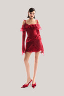 MUST HAVE Red Rose Mini Dress MUST HAVE Red Rose Mini Dress