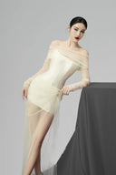 White Mary Maxi Dress For Women, from BYDI, The Viet Concept 