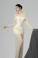 White Mary Maxi Dress For Women, from BYDI, The Viet Concept 