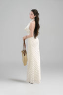 Cream Mely Maxi Dress for woman, from BYDI, The Viet Concept 