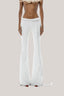 White Poco Flare Pants for women, from Huelley Rose, The Viet Concept 