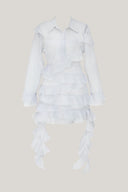 Product of Grey Long Sleeve Satin Dress for women, from MUST HAVE, The Viet Concept 