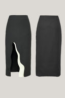 Product of Monochrome Off-shoulder Cut-out Blazer and Monochrome Pencil Cut-out Midi Skirt for women, from MUST HAVE, The Viet Concept 1