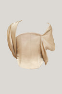 Product of Sand Satin Cowl Corset for women, from MUST HAVE, The Viet Concept 1