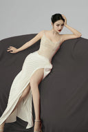 White Sasha Maxi Dress For Women, from BYDI, The Viet Concept