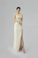 White Sasha Maxi Dress For Women, from BYDI, The Viet Concept