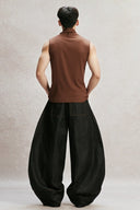 Plate Pleated Denim Pants for men, from AIN, The Nam Concept 