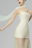 Cream Solei Maxi Dress for women, from BYDI, The Viet Concept 