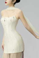Cream Solei Maxi Dress for women, from BYDI, The Viet Concept 