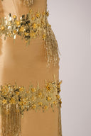 HAYTAN • Crown of Ambition Detachable Cathedral Gold Taffeta Train