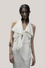 Goby Halter Extended Flap Silk Top for women, from DAS LA VIE, The Viet Concept 