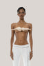 Natural Lorelei 3D Printed Top for women, from Huelley Rose, The Viet Concept 