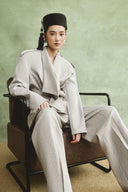 Gray Amburg Classic Tailored Pants for women, from WHITE PLAN, The Viet Concept 