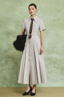 Gray Lanco Maxi Dress for women, from WHITE PLAN, The Viet Concept 