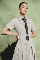Gray Lanco Maxi Dress for women, from WHITE PLAN, The Viet Concept 