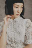 Noa Embellished  Couture Top for women, from WHITE PLAN, The Viet Concept 