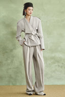 Gray Amburg Classic Tailored Pants for women, from WHITE PLAN, The Viet Concept 