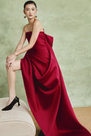 Red Bologna Maxi Dress for women, from WHITE PLAN, The Viet Concept 