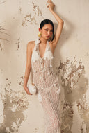 Celestia Blanc Eyelet Lace Bikini Set for women, from XITA, The Viet Concept 