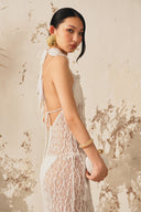 Celestia Blanc Eyelet Lace Bikini Set for women, from XITA, The Viet Concept 