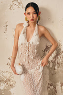 Celestia Blanc Eyelet Lace Bikini Set for women, from XITA, The Viet Concept 