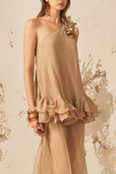Celeste One-Shoulder Floral Chiffon Maxi Gown for women, from XITA, The Viet Concept 