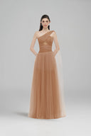 JOSÉPHINE • Clara Hand-Embellished Corset Evening Gown