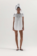 White Delphine Mini Dress for women, from Huelley Huelley, The Viet Concept 