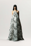 White Satori Midnight Lily Maxi Dress for women, from GUYEHI STUDIOS, The Viet Concept 