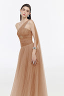 JOSÉPHINE • Clara Hand-Embellished Corset Evening Gown