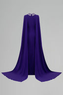 Aurélisse Metallic Jacquard Mermaid Train Evening Gown for women, from IHF ATELIER, The Viet Concept 