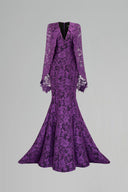 Aurélia Lace Cape Sleeve Mermaid Evening Gown for women, from IHF ATELIER, The Viet Concept 