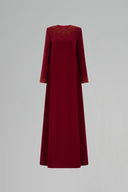 Celestine Crystal Embellished Crepe Tunic Evening Gown for women, from IHF ATELIER, The Viet Concept 