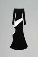 Celestine Off-Shoulder Mermaid Crepe Taffeta Gown for women, from IHF ATELIER, The Viet Concept 