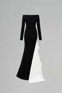 Celestine Off-Shoulder Mermaid Crepe Taffeta Gown for women, from IHF ATELIER, The Viet Concept 
