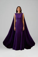 Aurélisse Metallic Jacquard Mermaid Train Evening Gown for women, from IHF ATELIER, The Viet Concept 