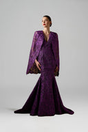 Aurélia Lace Cape Sleeve Mermaid Evening Gown for women, from IHF ATELIER, The Viet Concept 