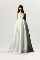 Hikari Scarlet Flare Strap Dress for women, from GUYEHI STUDIOS, The Viet Concept 