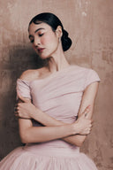 Pink Regalia Bloom Maxi Dress for women, from LINH DOAN, The Viet Concept 