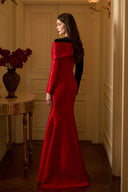 Noctéra Crystal Round Neck Velvet Mermaid Evening Gown for women, from IHF ATELIER, The Viet Concept 