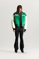SS25 Lush Leather Bomber Jacket for men, from STRESS MAMA, The Nam Concept 