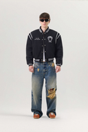 FW25 Ripped Baggy Denim Jeans for men, from STRESS MAMA, The Nam Concept 