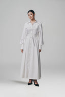 Thera Kate Silk Belted Shirt Dress for women, from Keira Tong, The Viet Concept